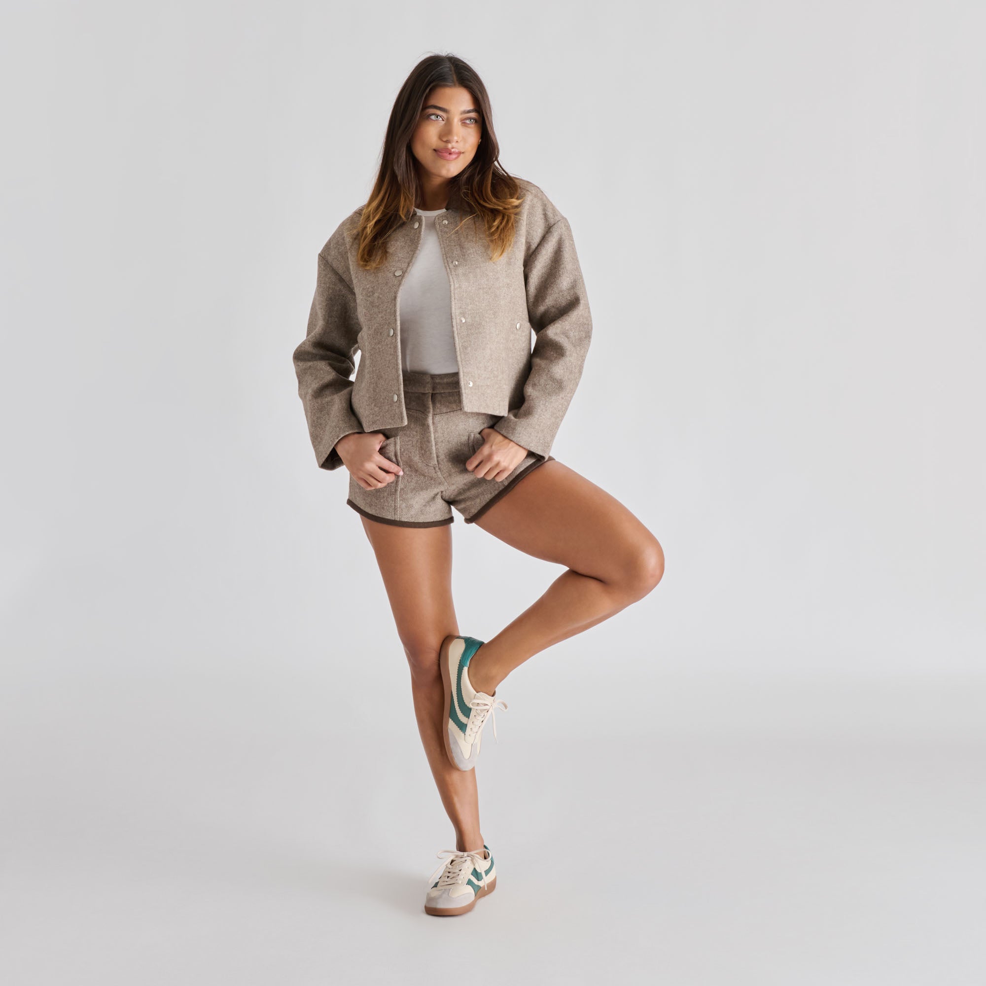 Merit White Green Leather Sneakers | Women Dolce Vita