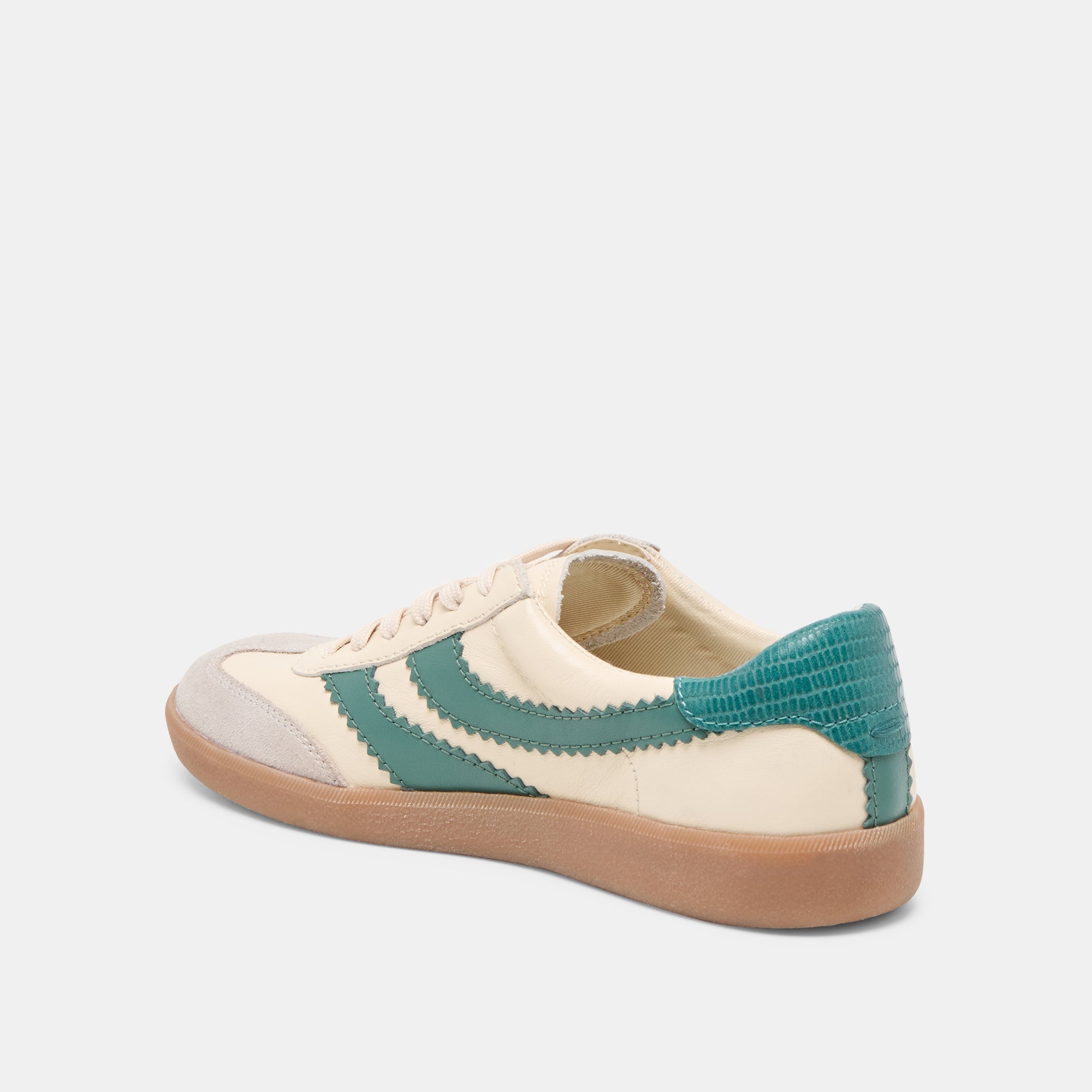 Merit White Green Leather Sneakers | Women Dolce Vita