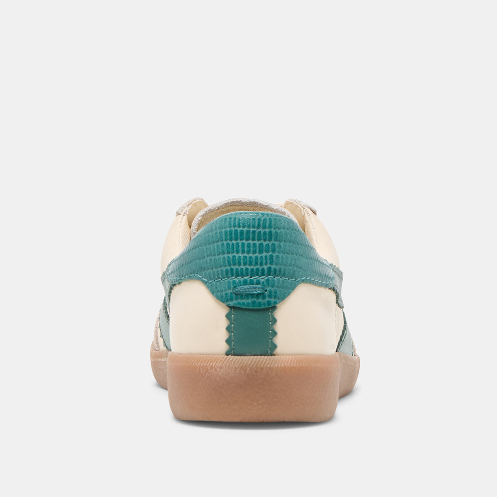 Merit White Green Leather Sneakers | Women Dolce Vita