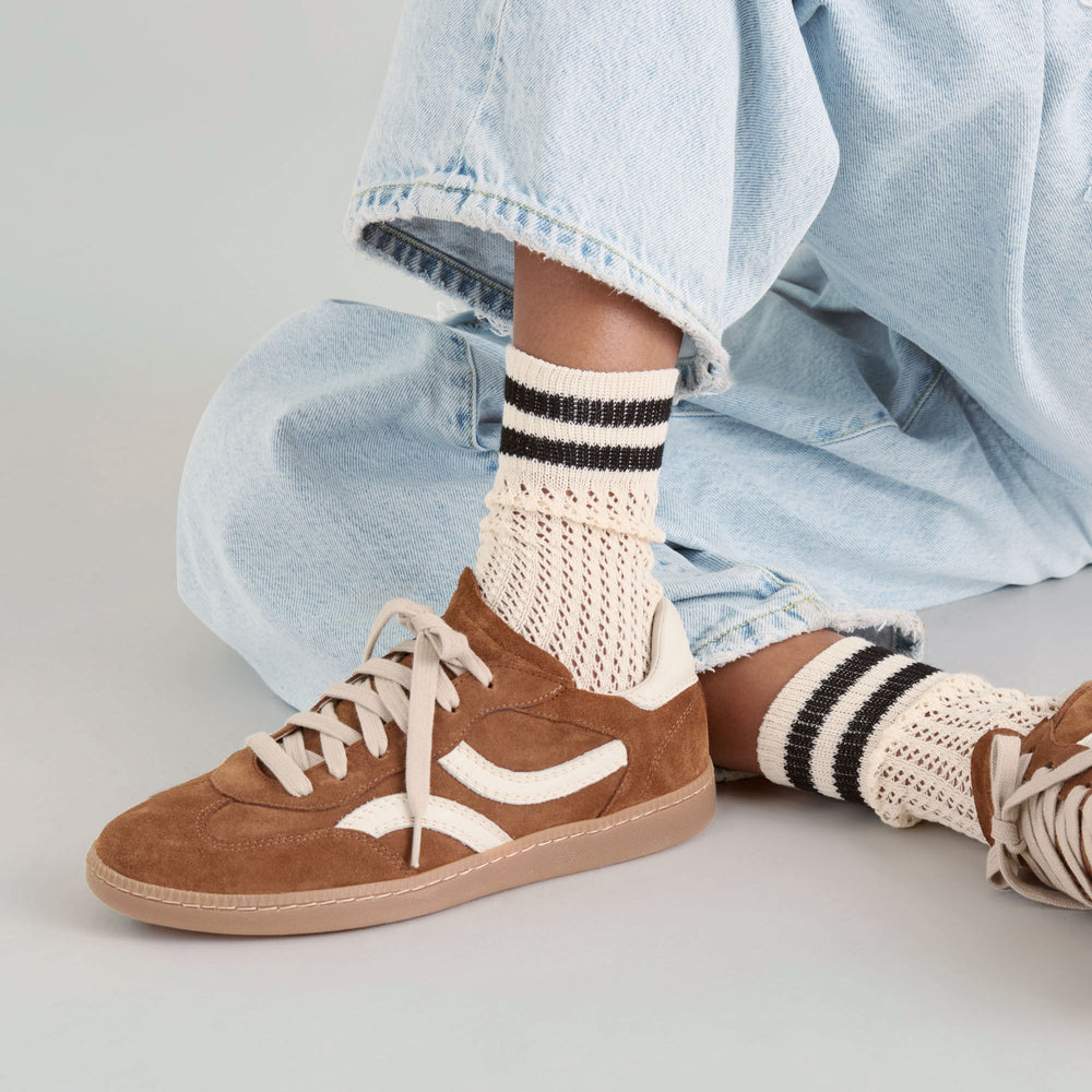 Rebel Pecan Suede Sneakers | Dolce Vita Women