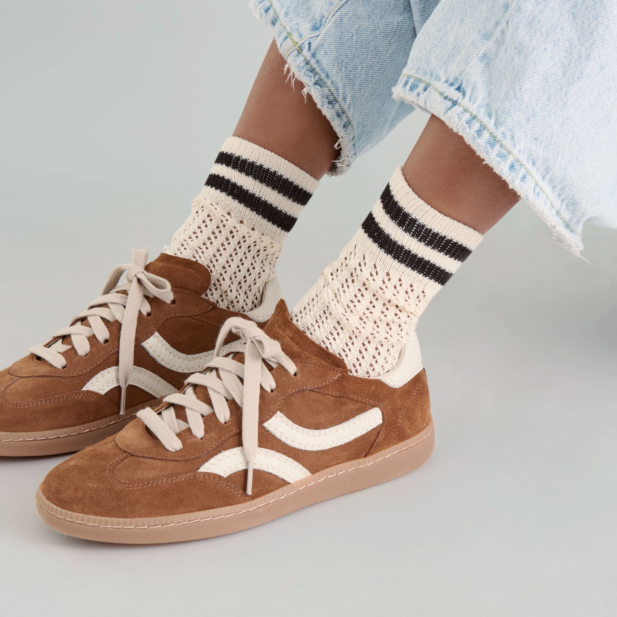 Rebel Pecan Suede Sneakers | Dolce Vita Women