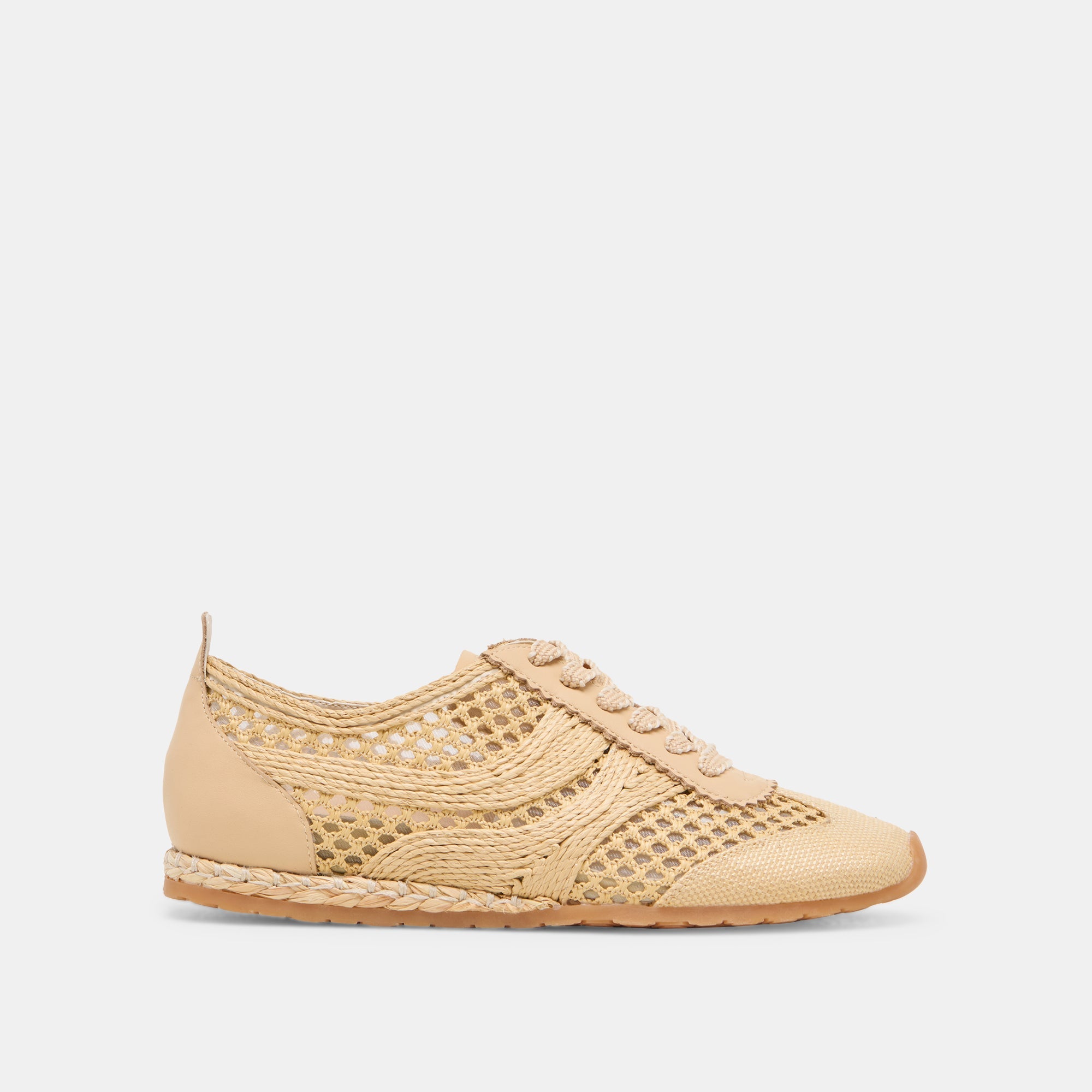 Dream Lt Natural Woven Raffia Sneakers | Women Dolce Vita