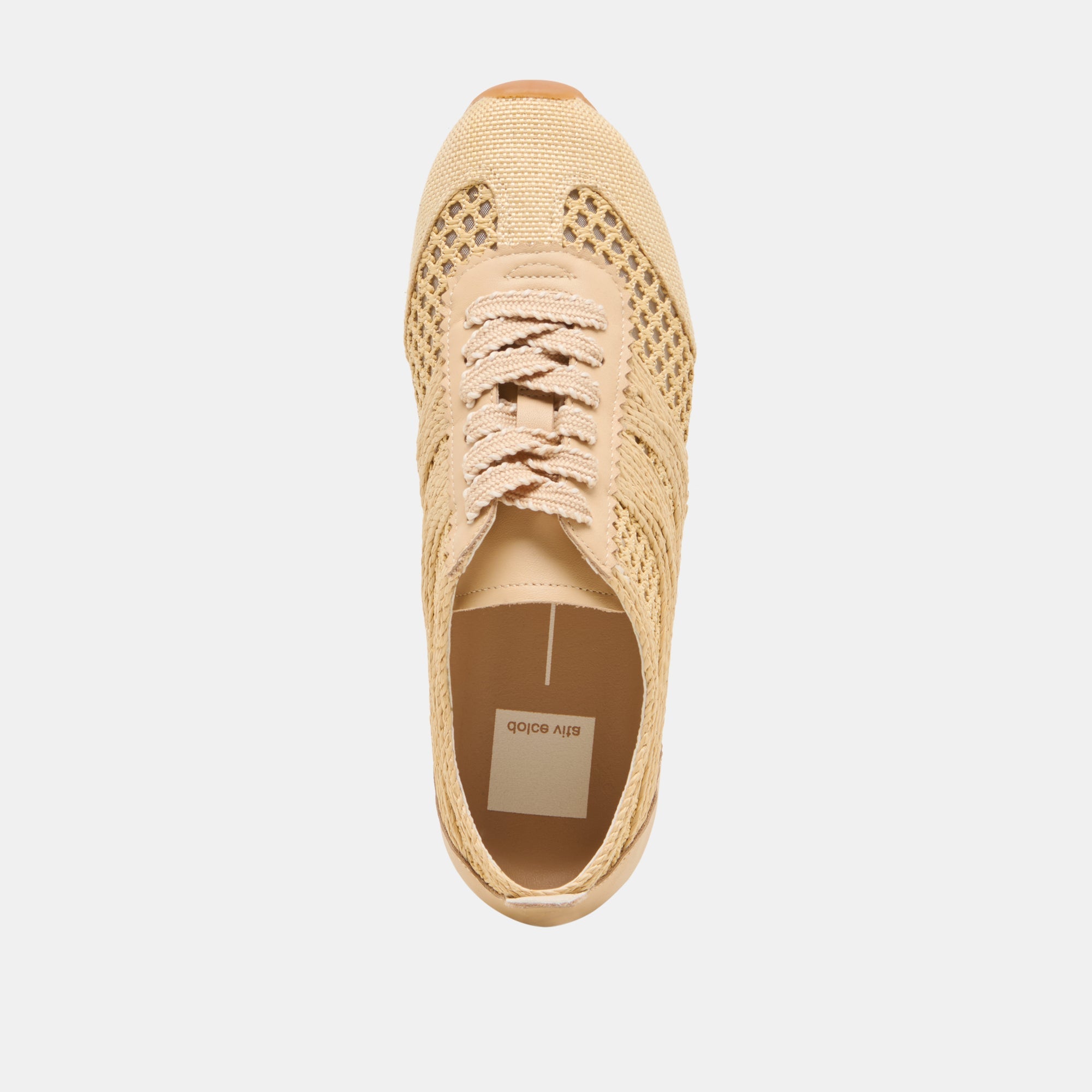 Dream Lt Natural Woven Raffia Sneakers | Women Dolce Vita