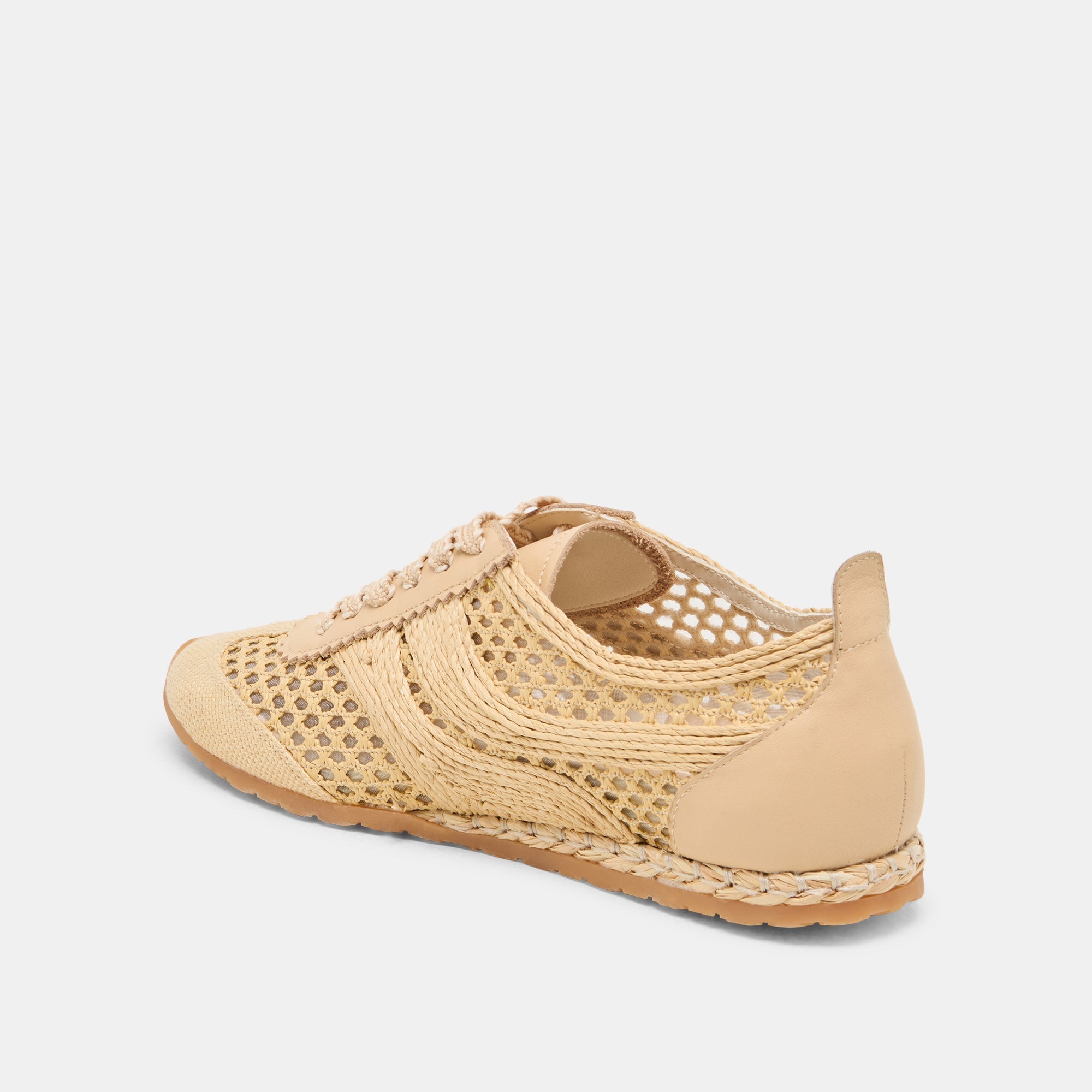 Dream Lt Natural Woven Raffia Sneakers | Women Dolce Vita