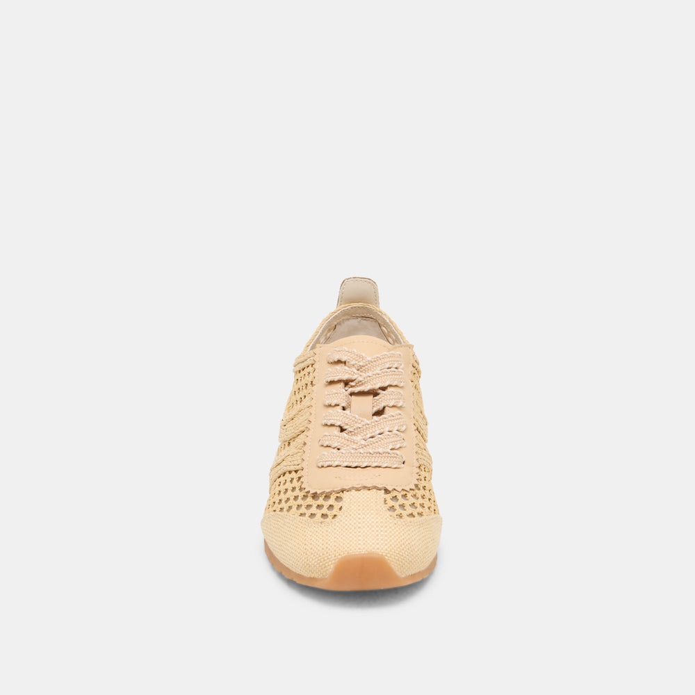 Dream Lt Natural Woven Raffia Sneakers | Women Dolce Vita