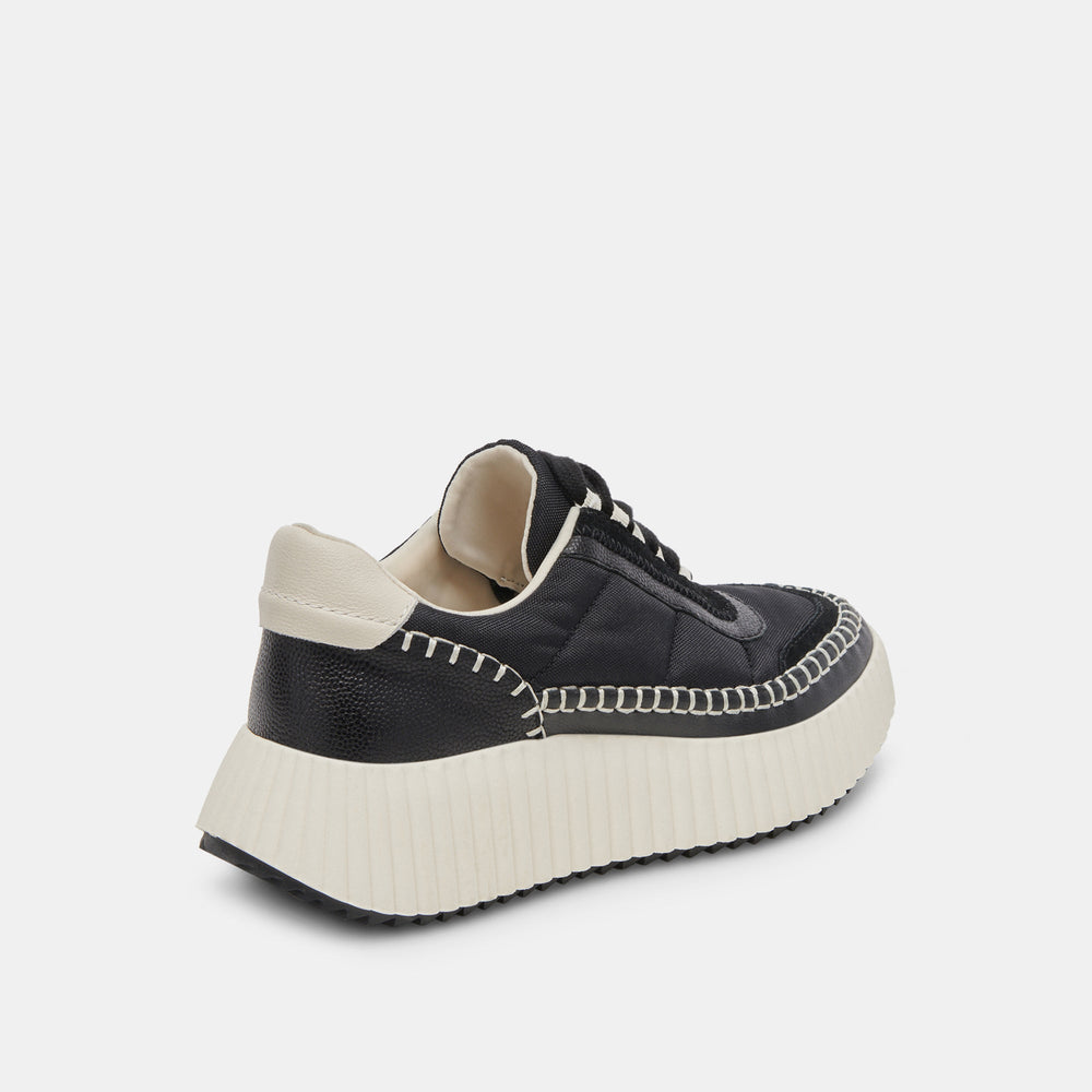 Dolen Black Nylon Sneakers | Dolce Vita Women
