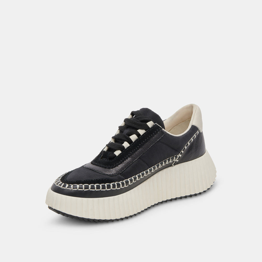 Dolen Black Nylon Sneakers | Dolce Vita Women
