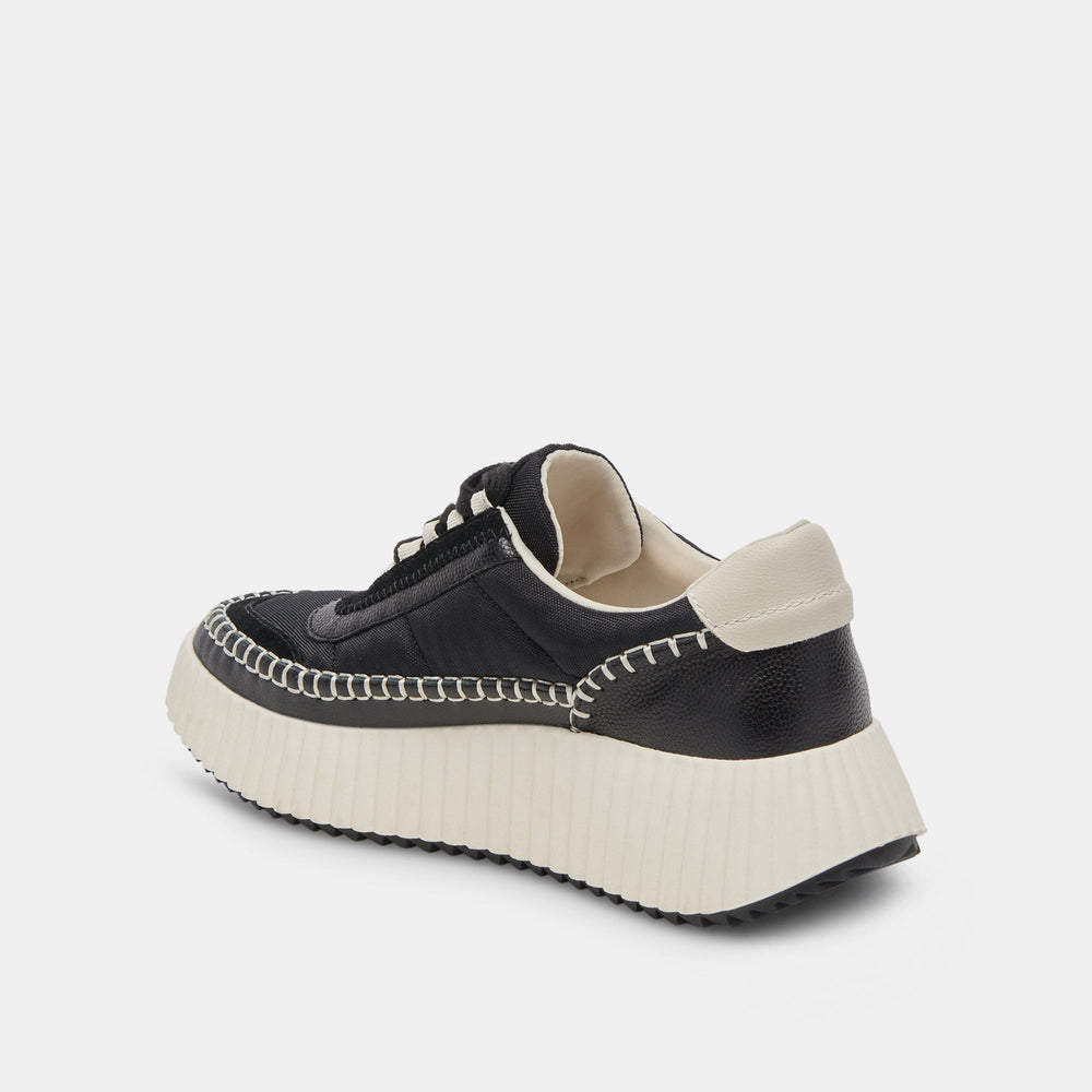 Dolen Black Nylon Sneakers | Dolce Vita Women