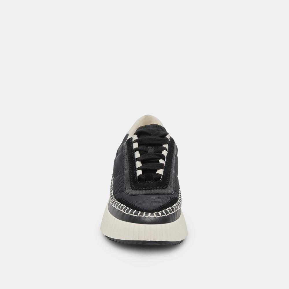 Dolen Black Nylon Sneakers | Dolce Vita Women