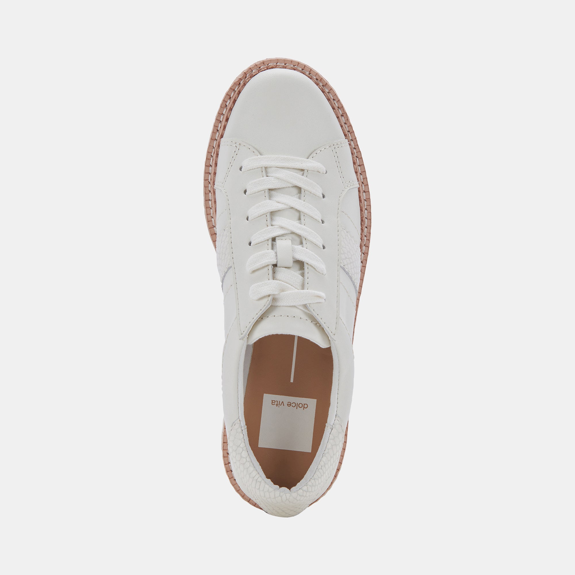 TIGER SNEAKERS WHITE LEATHER | Women Dolce Vita