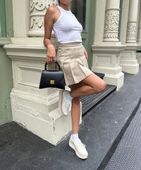 TIGER SNEAKERS WHITE LEATHER | Women Dolce Vita