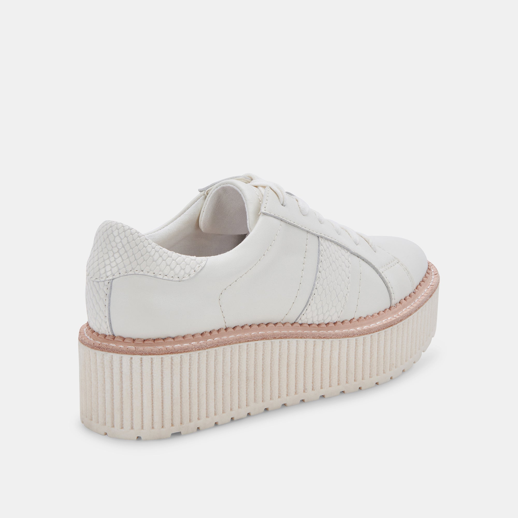 TIGER SNEAKERS WHITE LEATHER | Women Dolce Vita