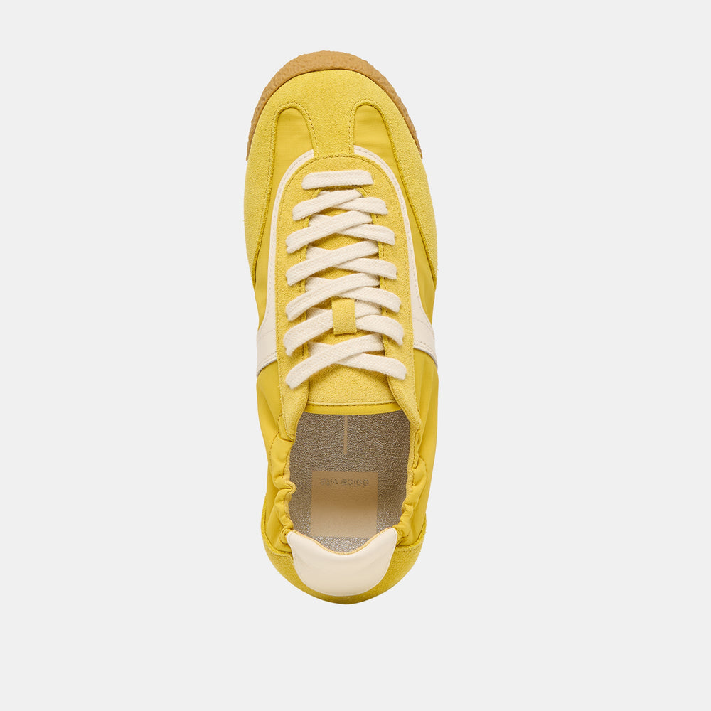 Sariya Yellow Nylon Sneakers | Dolce Vita Women
