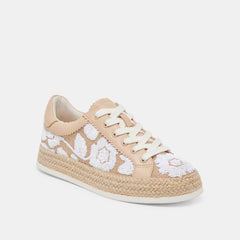 AZALIA SNEAKERS NATURAL MULTI FLORAL SEQUIN | Women Dolce Vita
