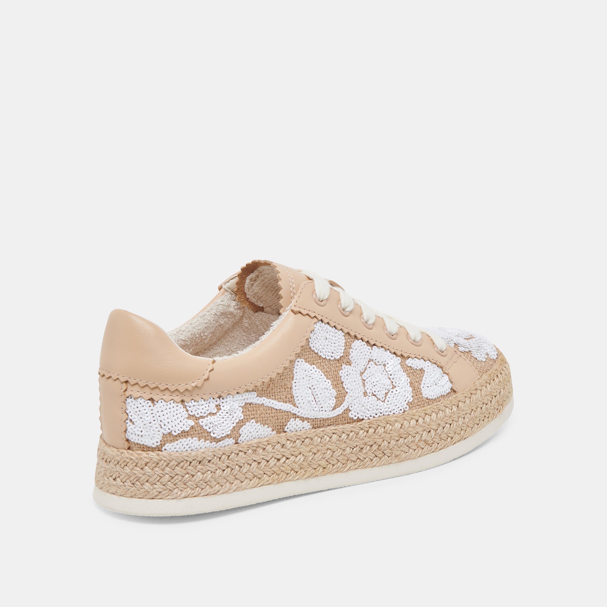 AZALIA SNEAKERS NATURAL MULTI FLORAL SEQUIN | Women Dolce Vita