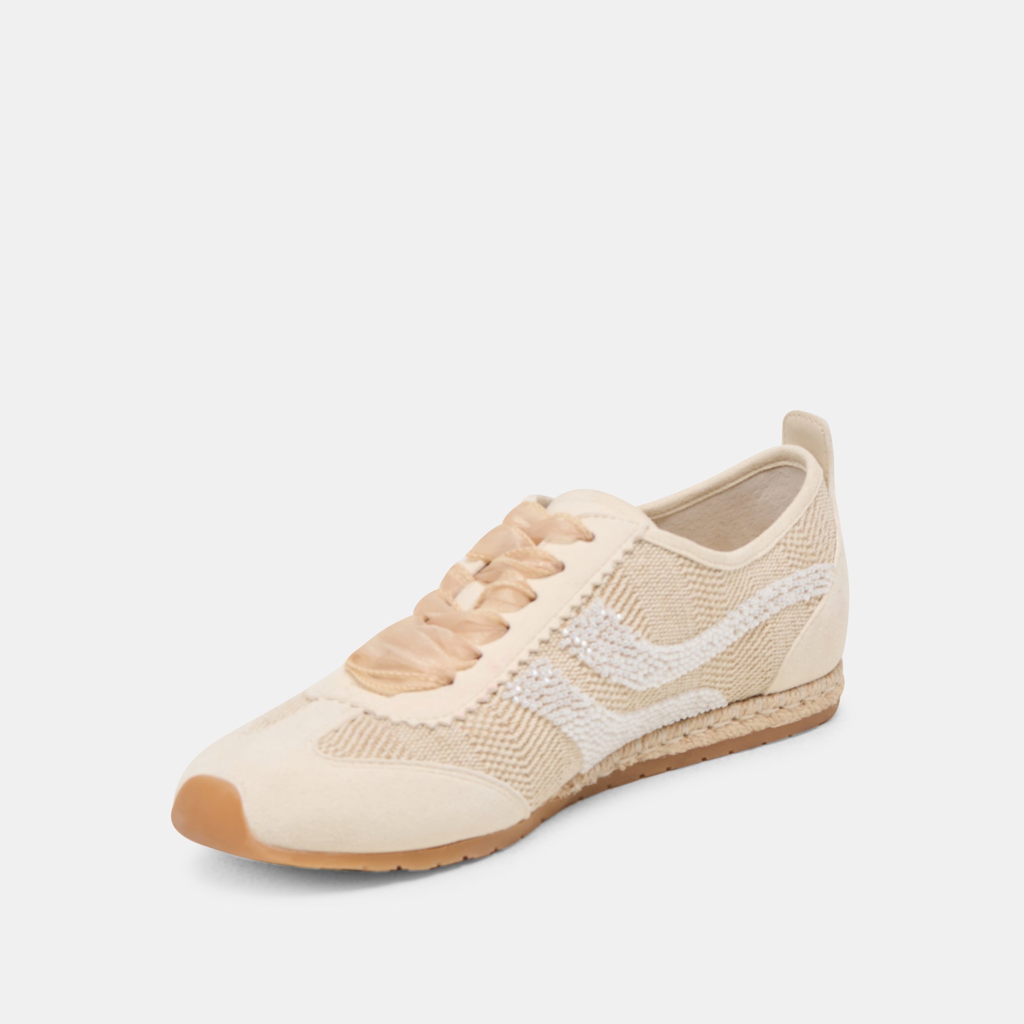DREAM BEAD SNEAKERS NATURAL MULTI BURLAP | Dolce Vita Women