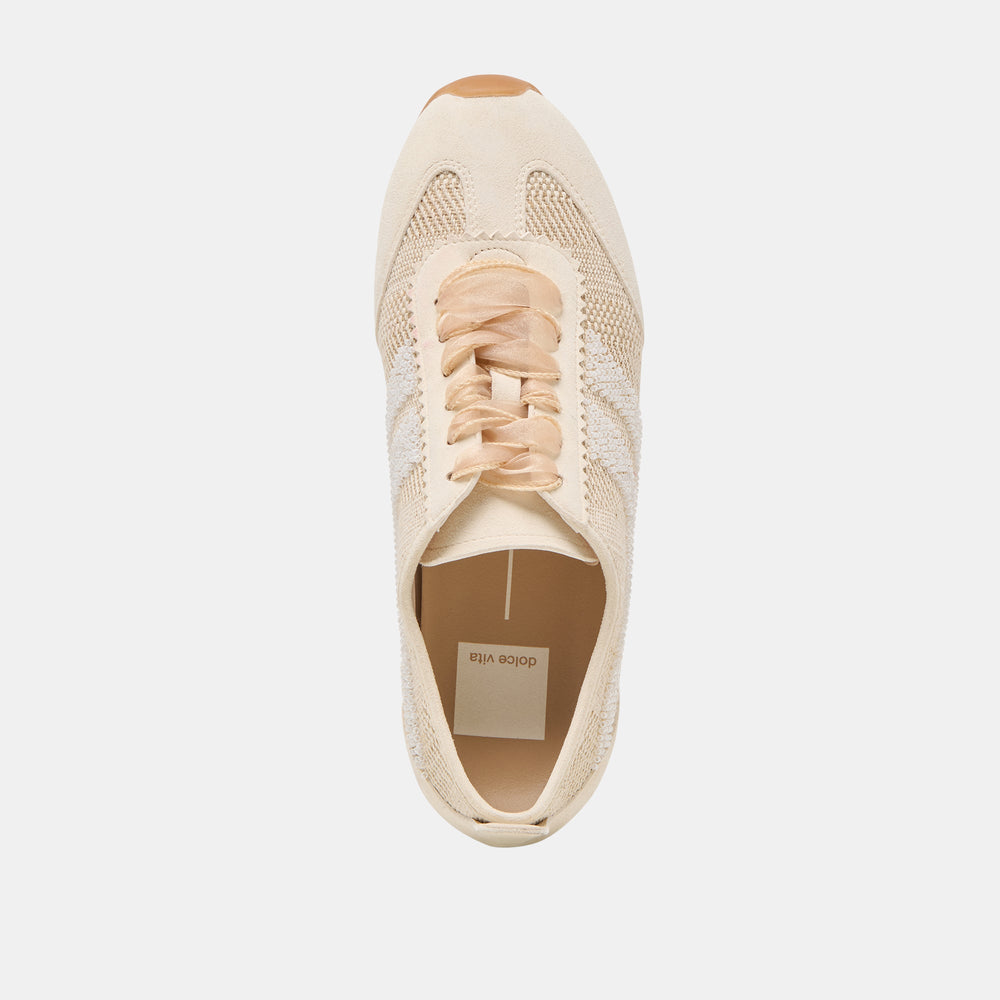 DREAM BEAD SNEAKERS NATURAL MULTI BURLAP | Dolce Vita Women