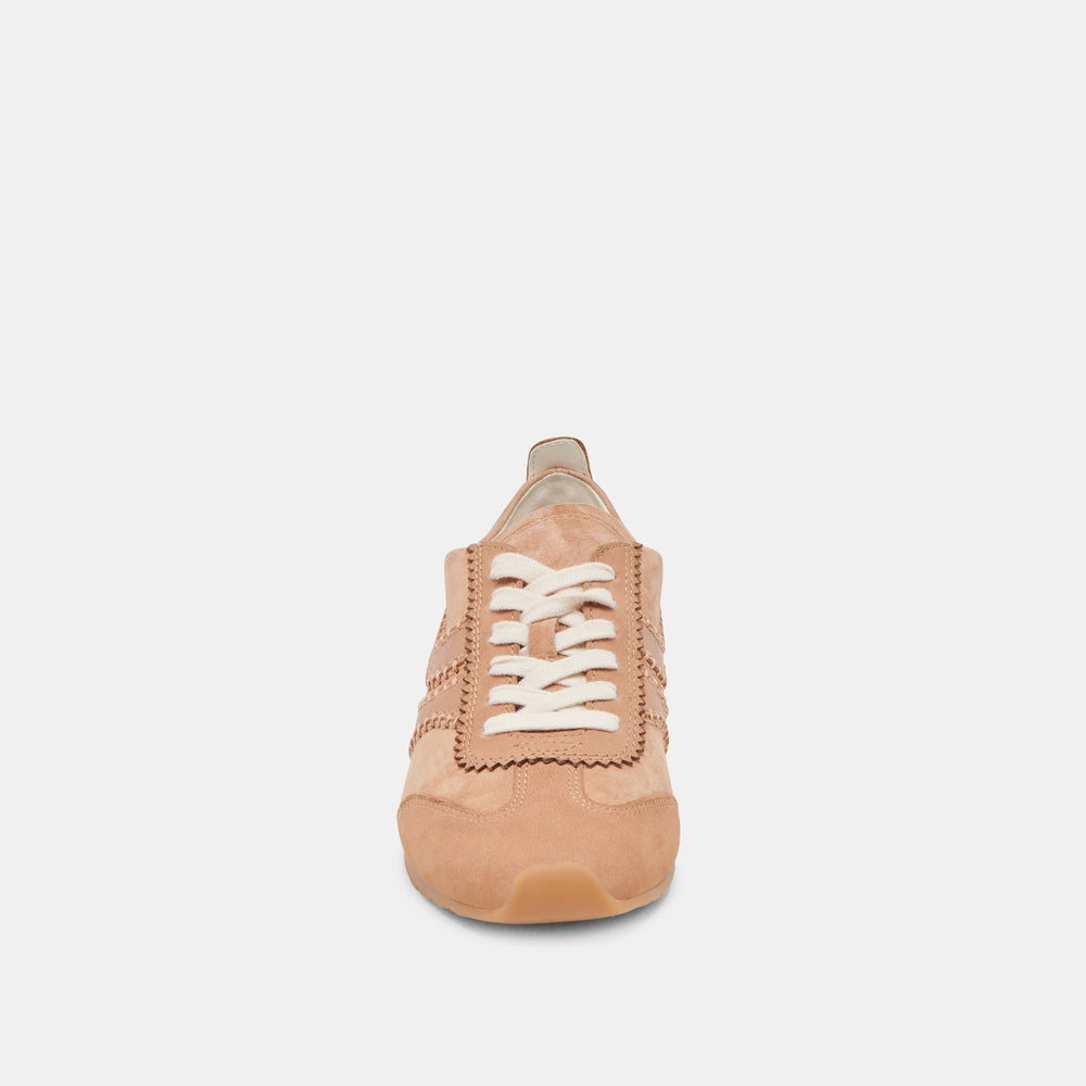 DELANY SNEAKERS TOFFEE NUBUCK | Women Dolce Vita