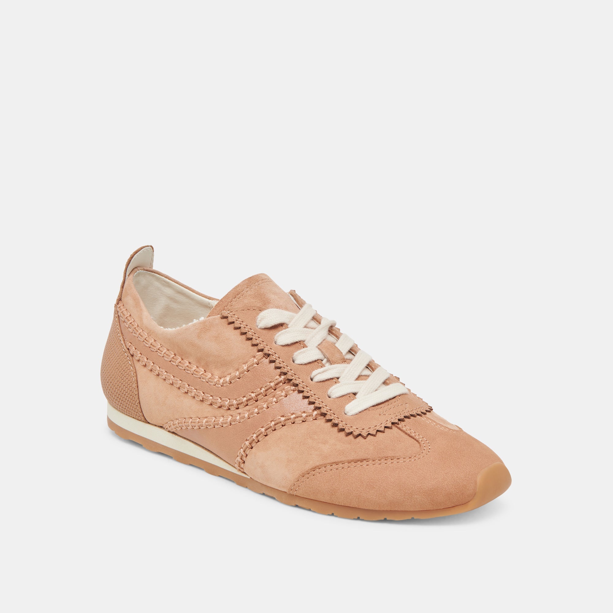DELANY SNEAKERS TOFFEE NUBUCK | Women Dolce Vita