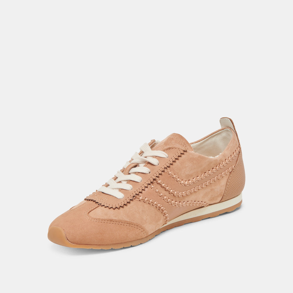 DELANY SNEAKERS TOFFEE NUBUCK | Women Dolce Vita