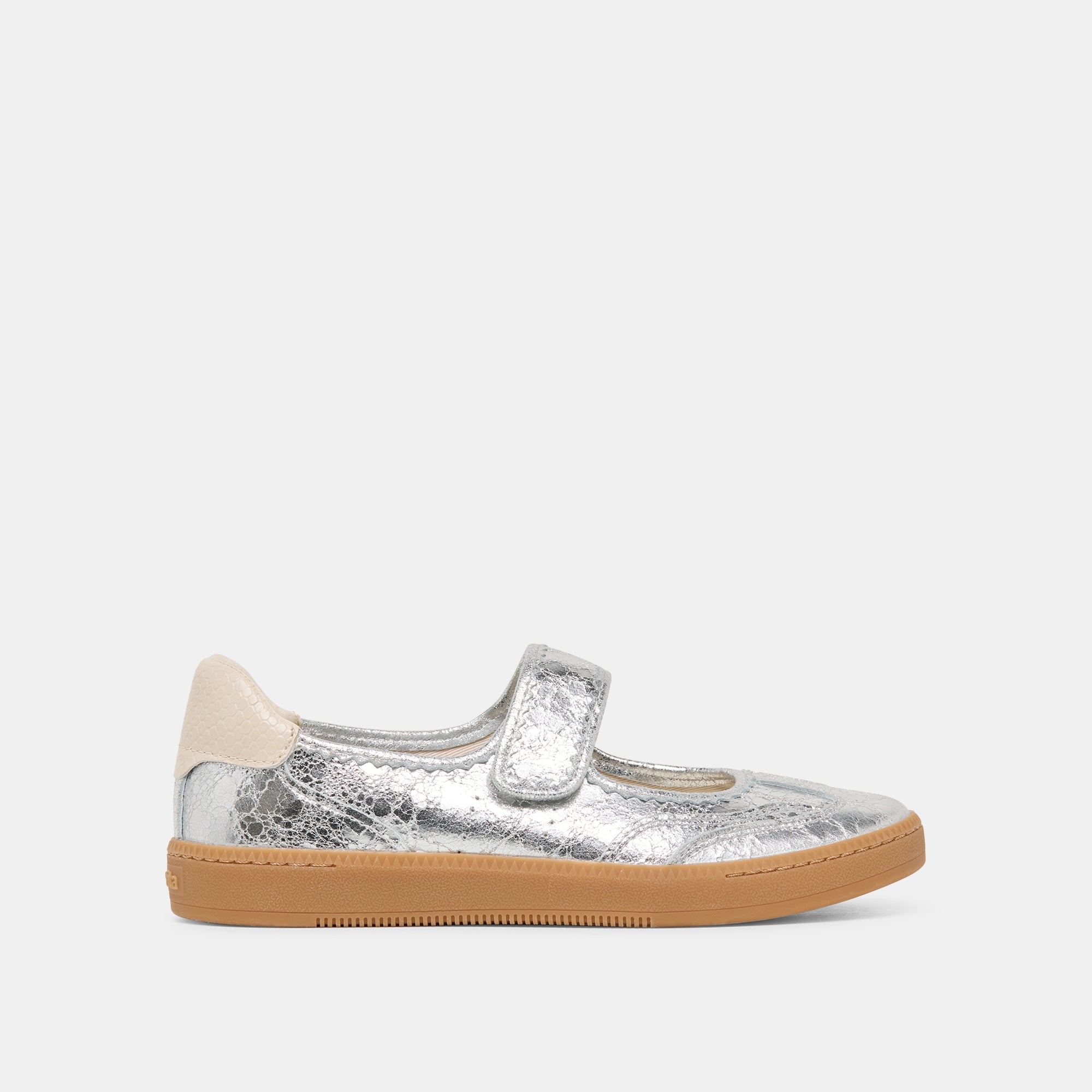 Nanet Silver Leather Sneakers | Women Dolce Vita