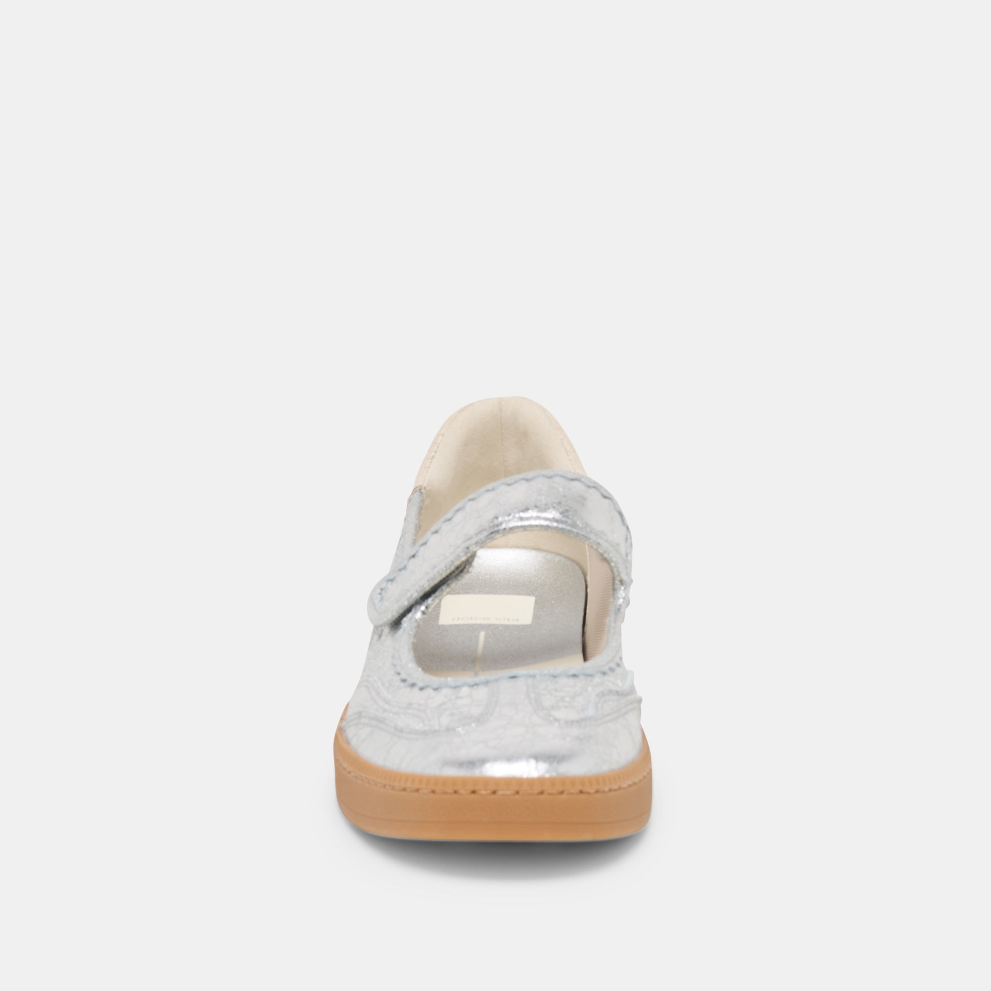 Nanet Silver Leather Sneakers | Women Dolce Vita