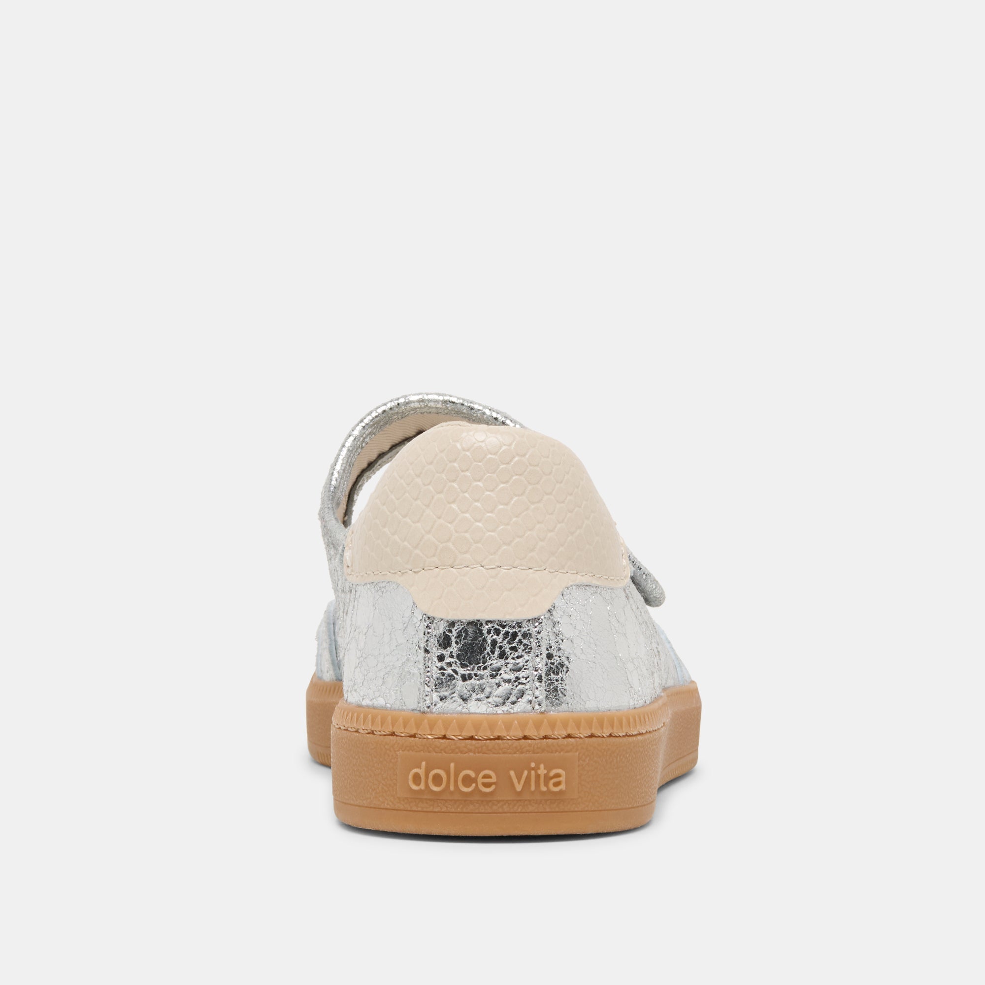 Nanet Silver Leather Sneakers | Women Dolce Vita
