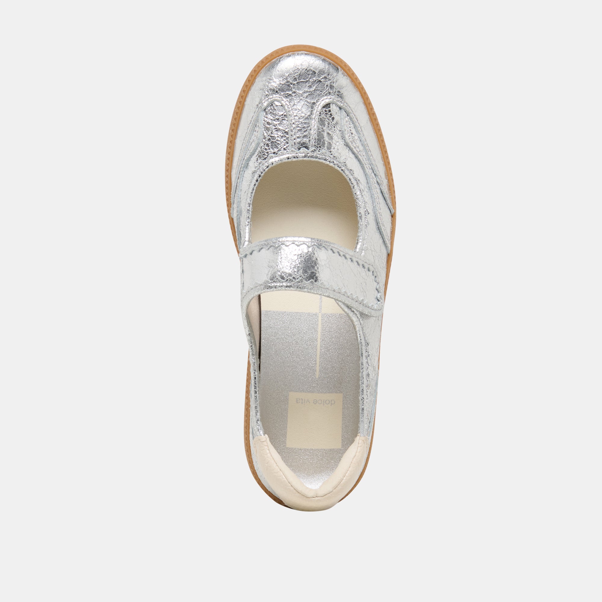 Nanet Silver Leather Sneakers | Women Dolce Vita