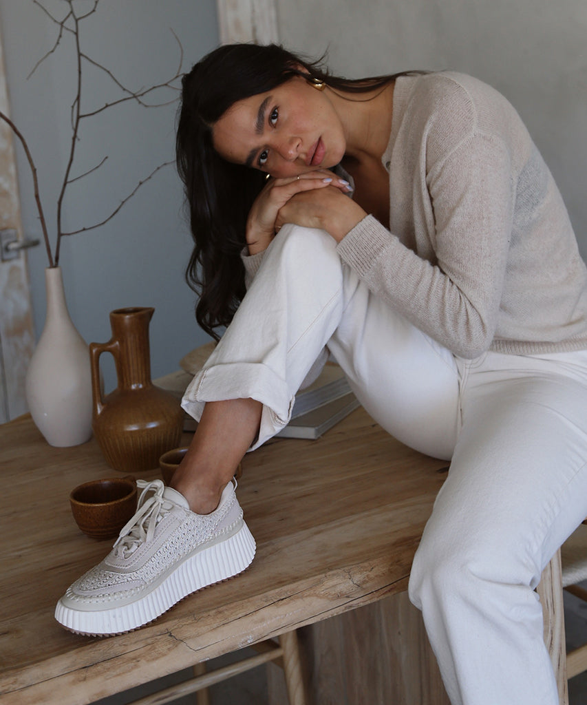 Dolen Sneakers in Sandstone Knit - Dolce Vita Women's Footwear | Dolce Vita Women