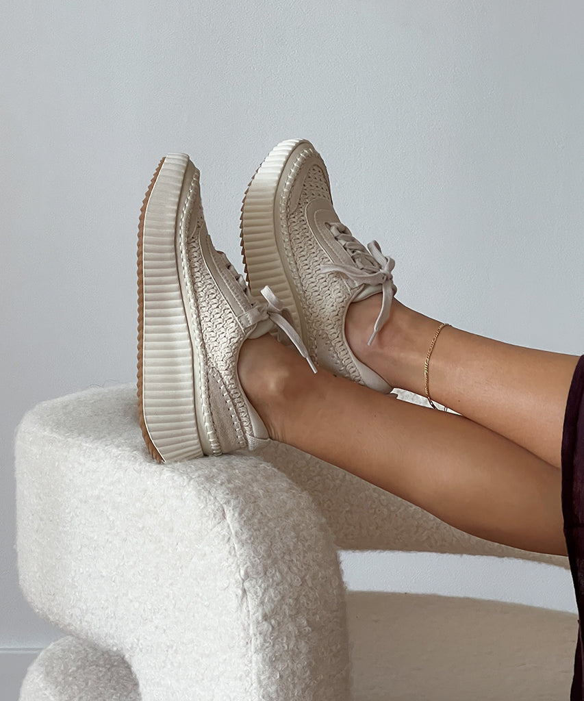 Dolen Sneakers in Sandstone Knit - Dolce Vita Women's Footwear | Dolce Vita Women