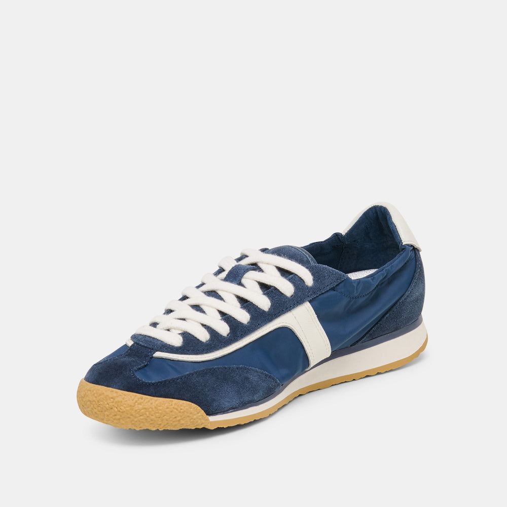 Sariya Navy Nylon Sneakers | Women Dolce Vita