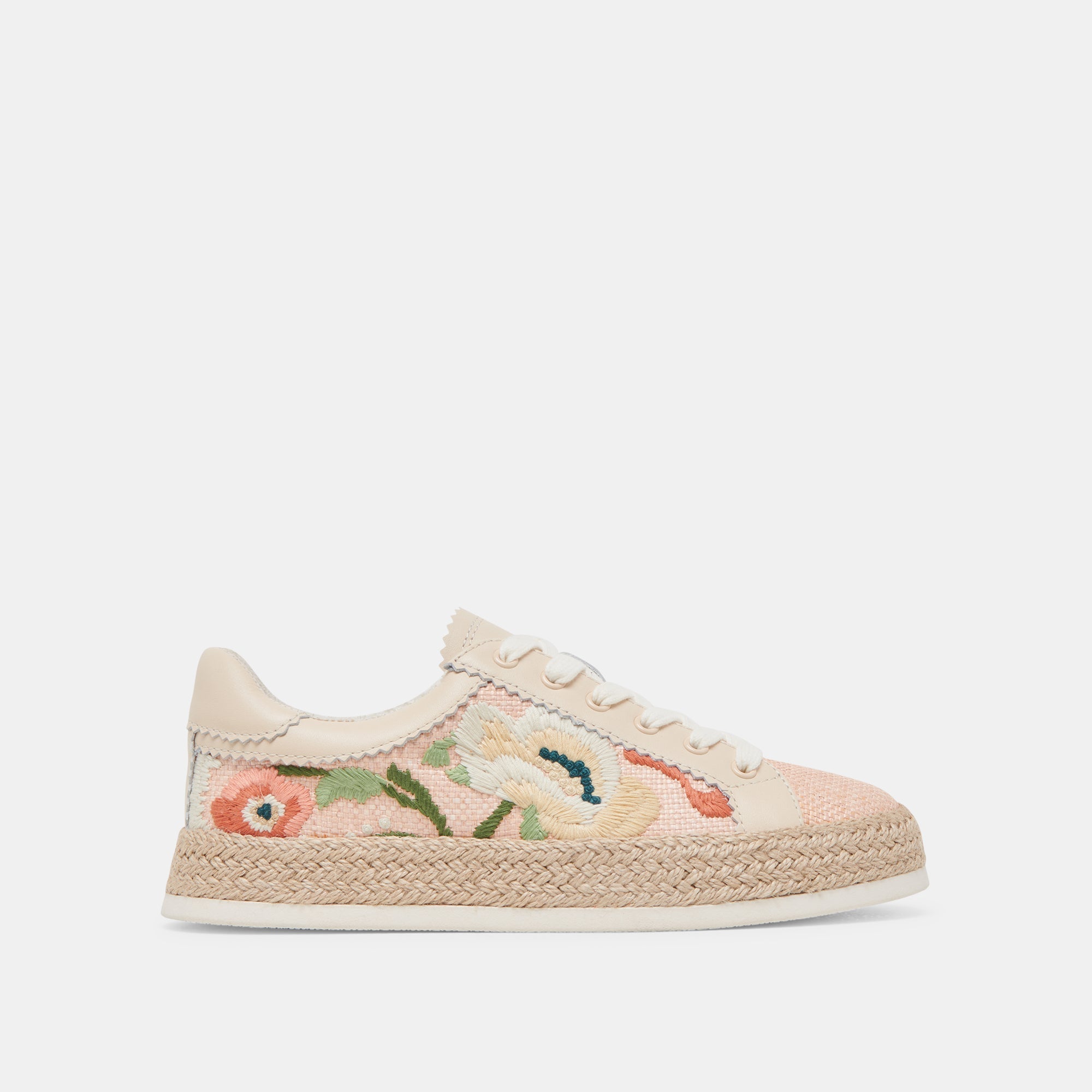 Azalia Pink Floral Raffia Sneakers | Dolce Vita Women