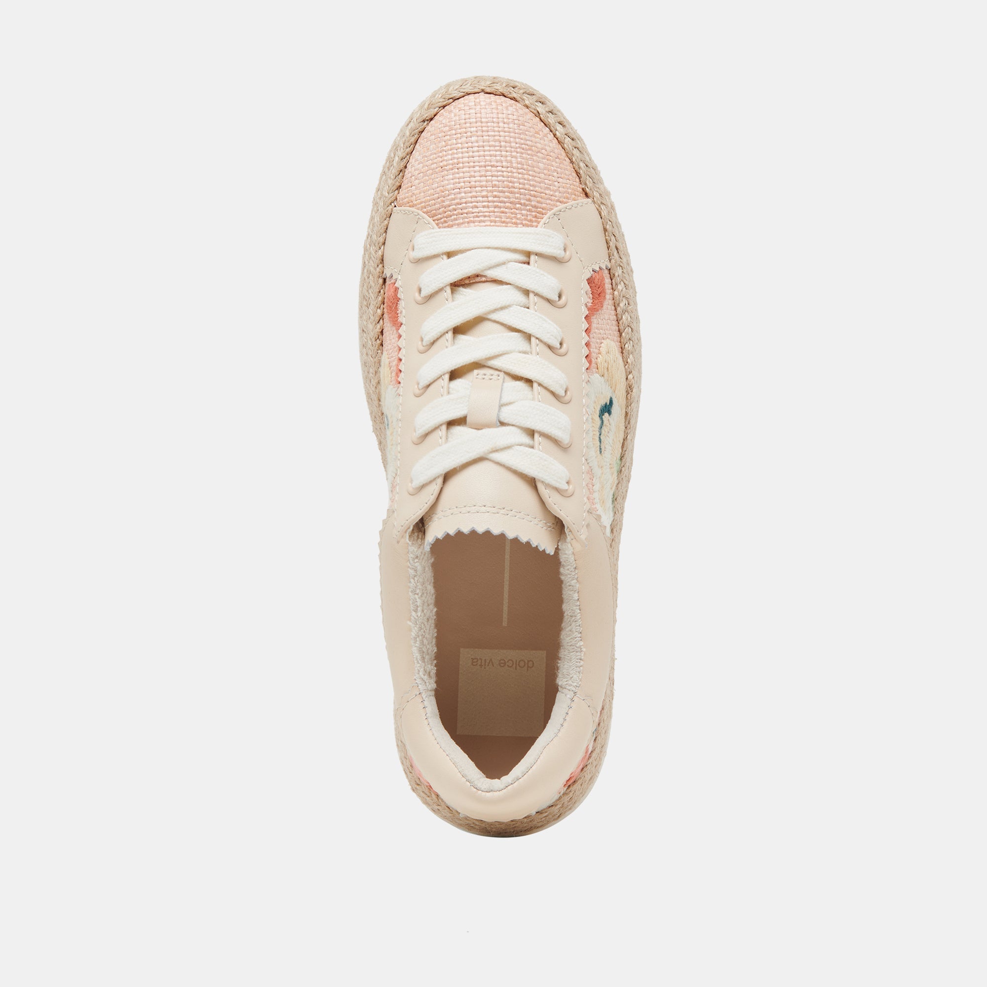 Azalia Pink Floral Raffia Sneakers | Dolce Vita Women