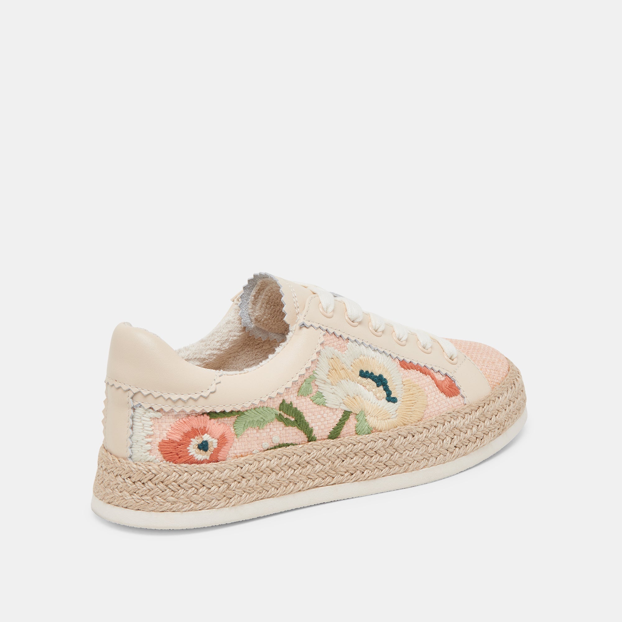 Azalia Pink Floral Raffia Sneakers | Dolce Vita Women