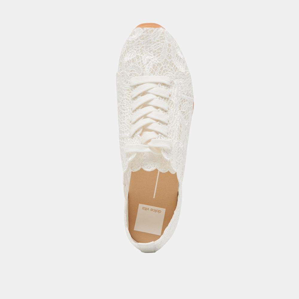 DAYANA SNEAKERS TRUE WHITE LACE | Dolce Vita Women