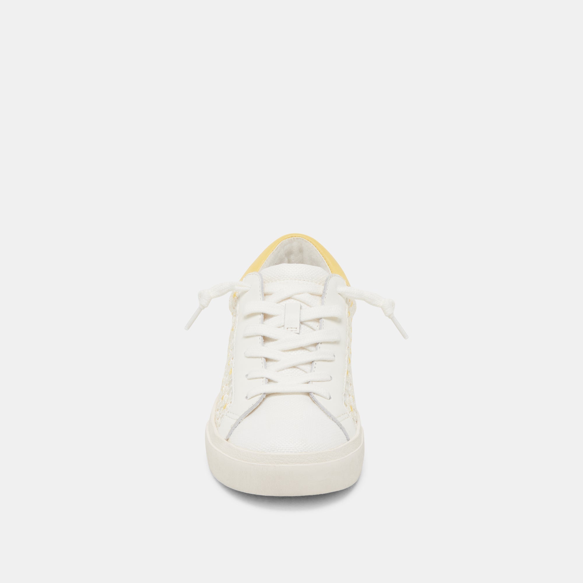 ZINA FLORAL SNEAKERS WHITE YELLOW FLORAL MESH | Dolce Vita Women