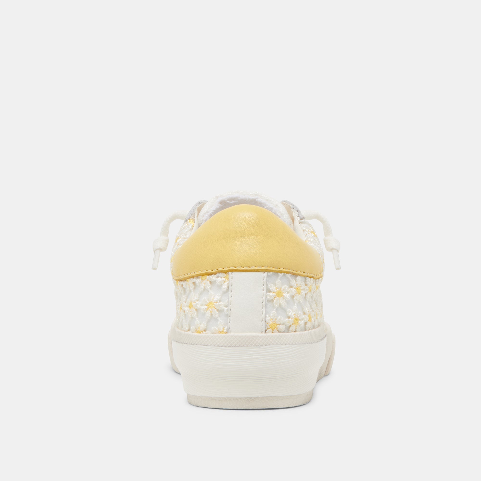ZINA FLORAL SNEAKERS WHITE YELLOW FLORAL MESH | Dolce Vita Women