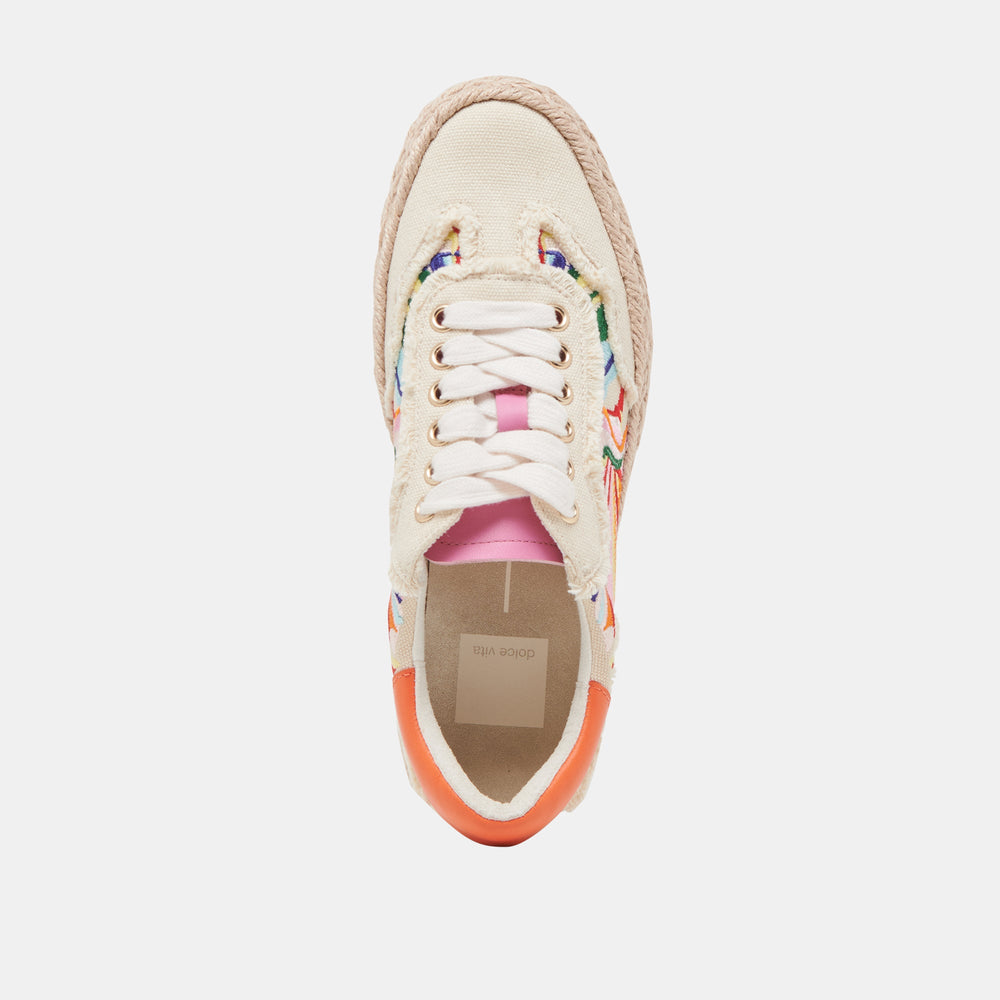 FREDY SNEAKERS FLORAL MULTI CANVAS | Women Dolce Vita