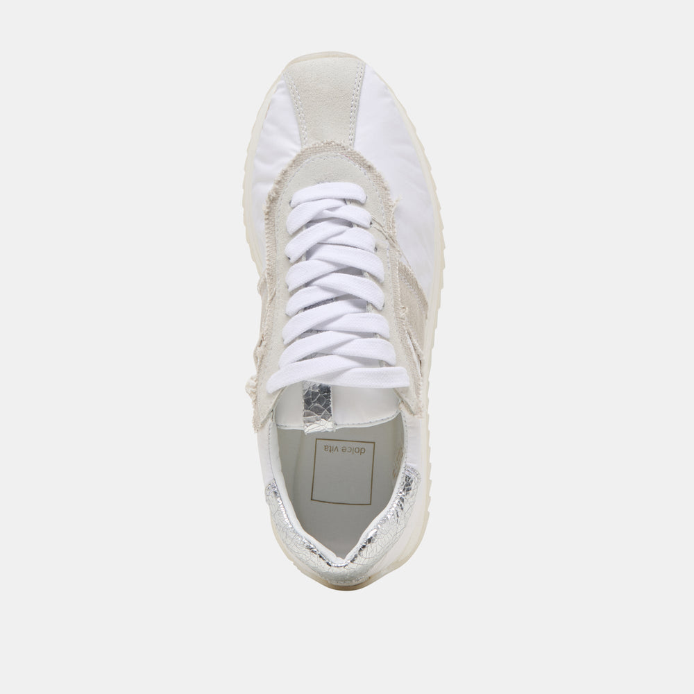 MARIO SNEAKERS WHITE MULTI LEATHER | Women Dolce Vita