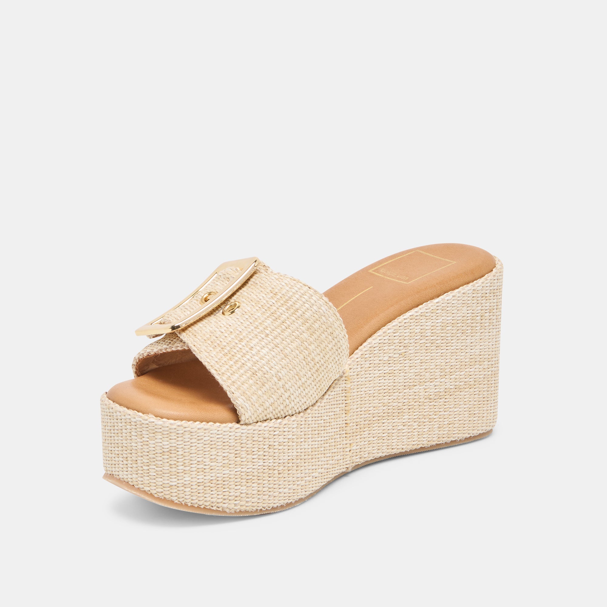 Jilian Lt Natural Raffia Wedges | Dolce Vita Women