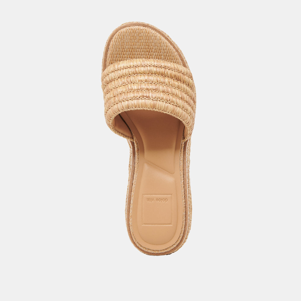 Throne Lt Natural Raffia Wedges | Dolce Vita Women
