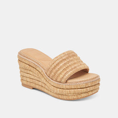 Throne Lt Natural Raffia Wedges | Dolce Vita Women