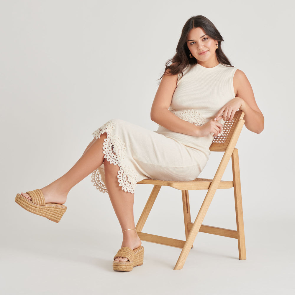 Throne Lt Natural Raffia Wedges | Dolce Vita Women