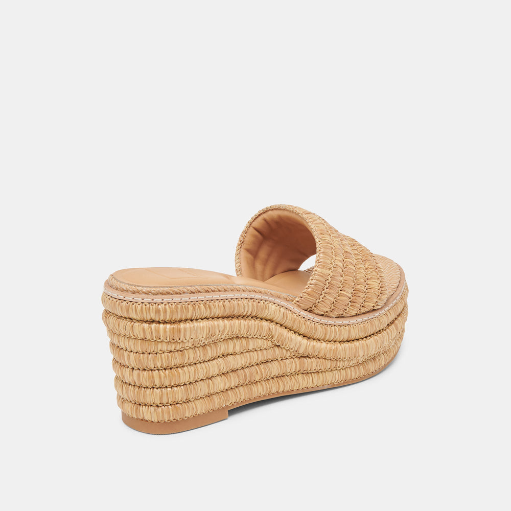 Throne Lt Natural Raffia Wedges | Dolce Vita Women