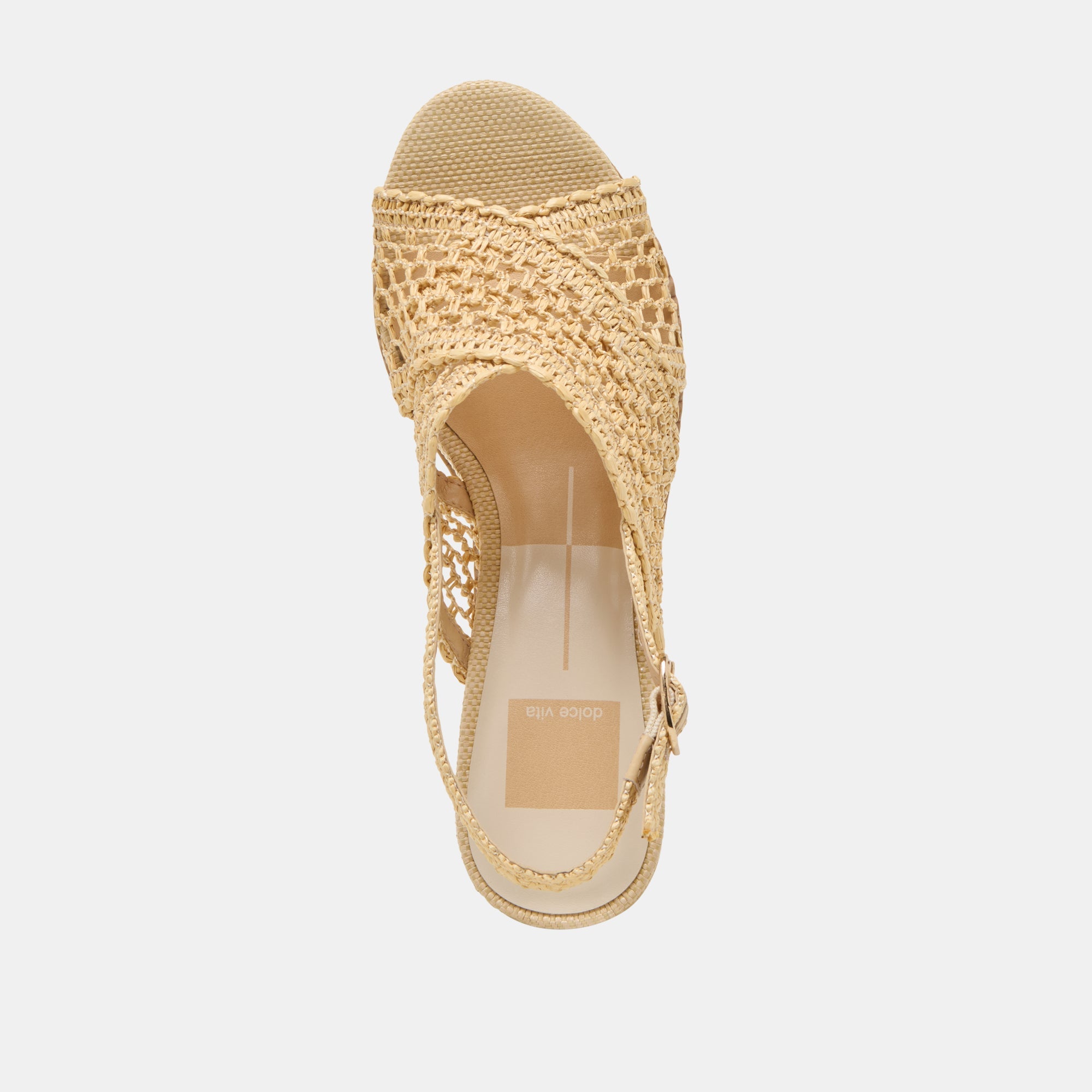 DEXLER WEDGES LT NATURAL WOVEN RAFFIA | Women Dolce Vita
