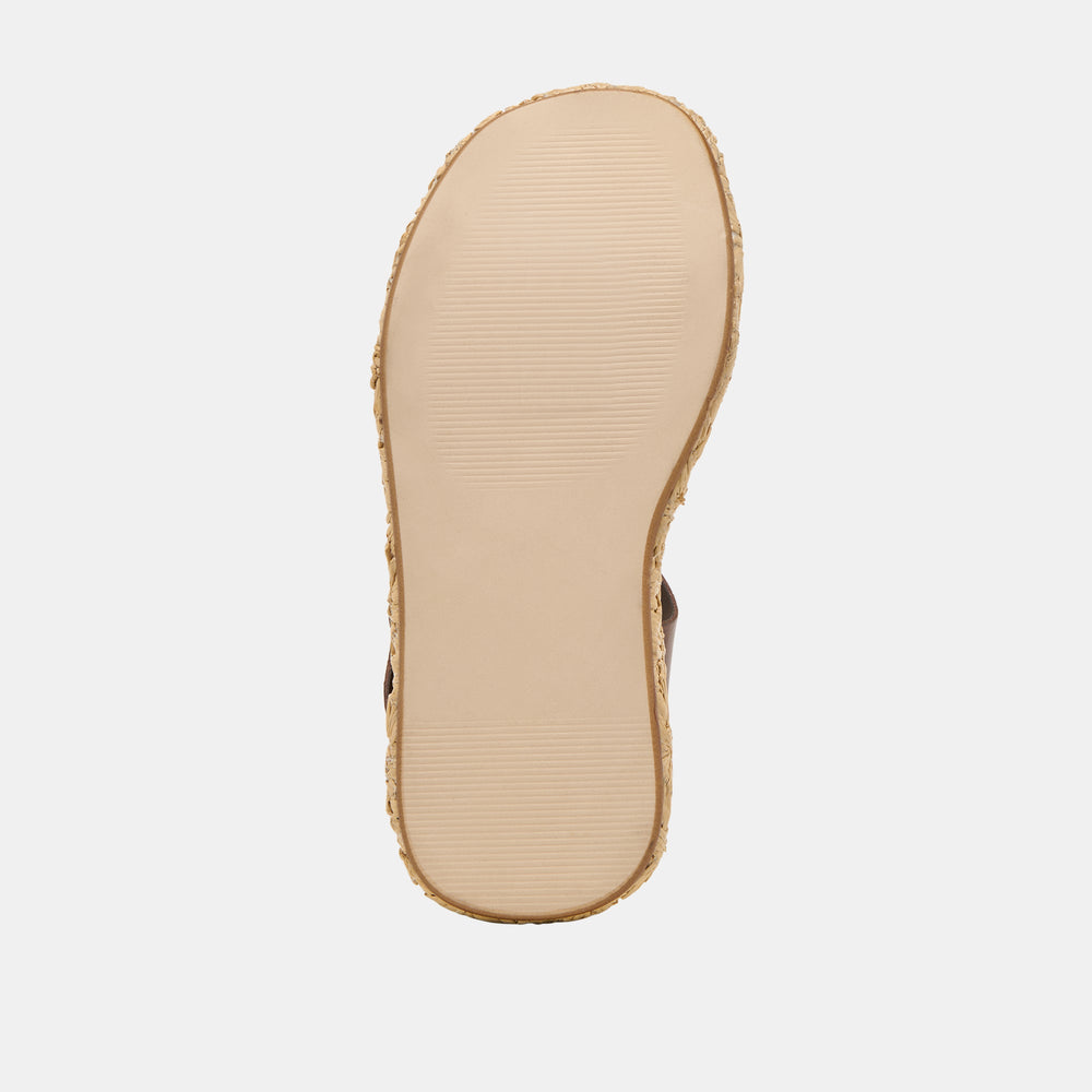 Auri Dk Brown Leather Wedges | Dolce Vita Women