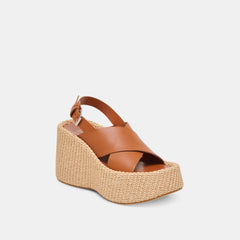 SKYLAR WEDGES BROWN LEATHER | Dolce Vita Women