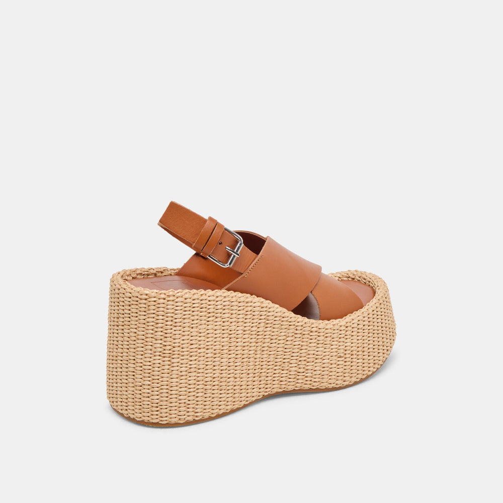 SKYLAR WEDGES BROWN LEATHER | Dolce Vita Women