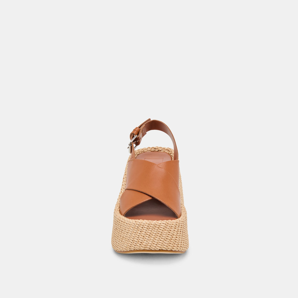SKYLAR WEDGES BROWN LEATHER | Dolce Vita Women