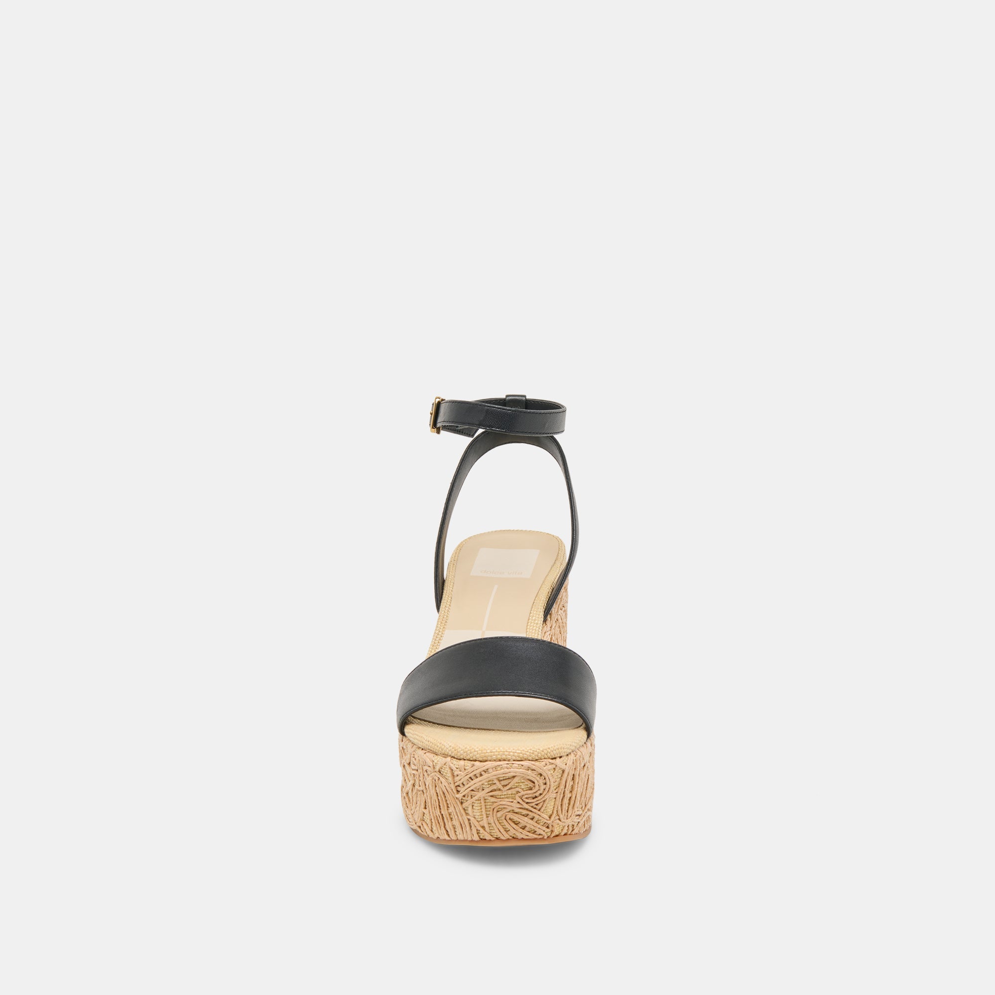 TALISA WEDGES BLACK LEATHER | Women Dolce Vita
